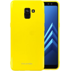Силикон Molan Shining Samsung Galaxy A8 Plus (2018) A730 (Жёлтый)
