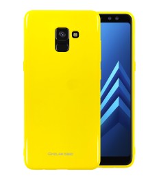 Силикон Molan Shining Samsung Galaxy A8 Plus (2018) A730 (Жёлтый)