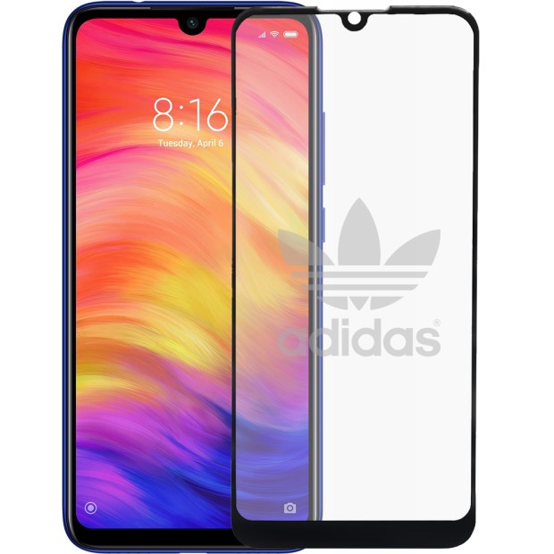 Стекло 5D Picture Xiaomi Redmi Note 7 Black (Adidas)