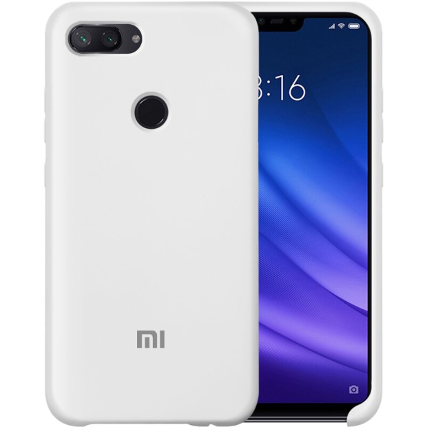Силикон Original Case Xiaomi Mi8 Lite (Белый)