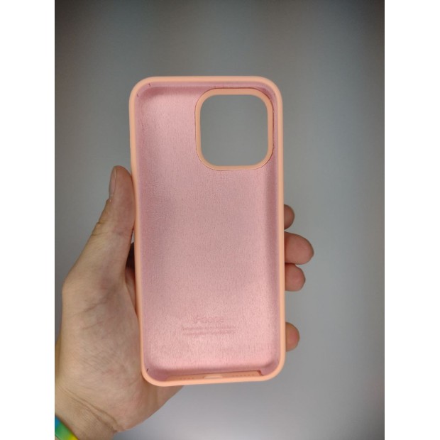 Силикон Original Round Case Apple iPhone 15 Pro Max (59) Grapefruit