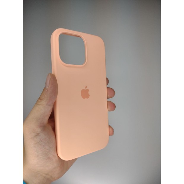 Силикон Original Round Case Apple iPhone 15 Pro Max (59) Grapefruit