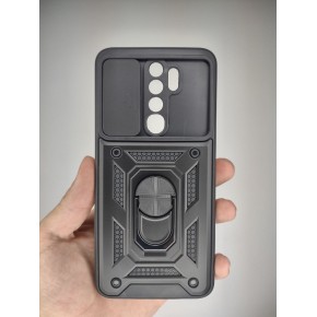 Бронь-чехол Ring Serge Armor ShutCam Case Xiaomi Redmi Note 8 Pro (Чёрный)