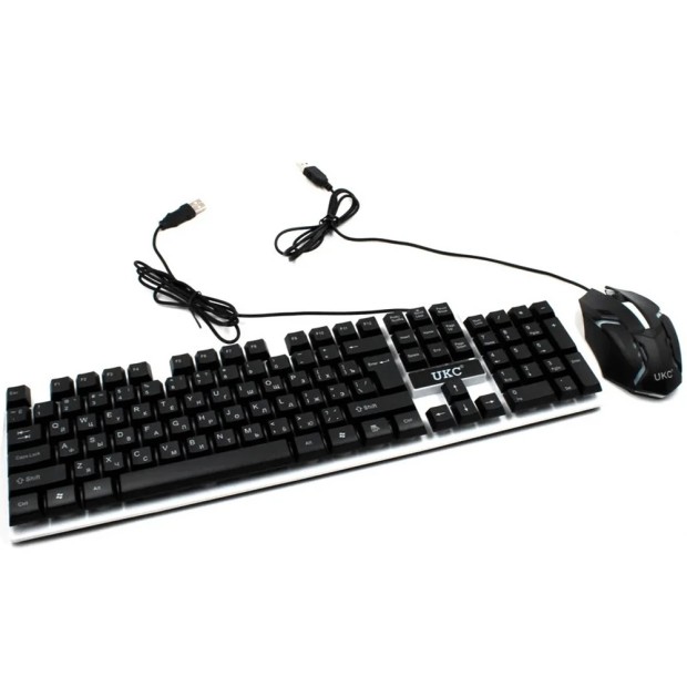 Клавиатура LED Gaming Keyboard + Мышь M416 (Чёрный)