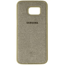 Силикон Textile Samsung Galaxy S7 Edge (Хаки)