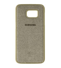 Силикон Textile Samsung Galaxy S7 Edge (Хаки)