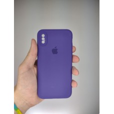 Силикон Original RoundCam Case Apple iPhone X / XS (Amethyst)