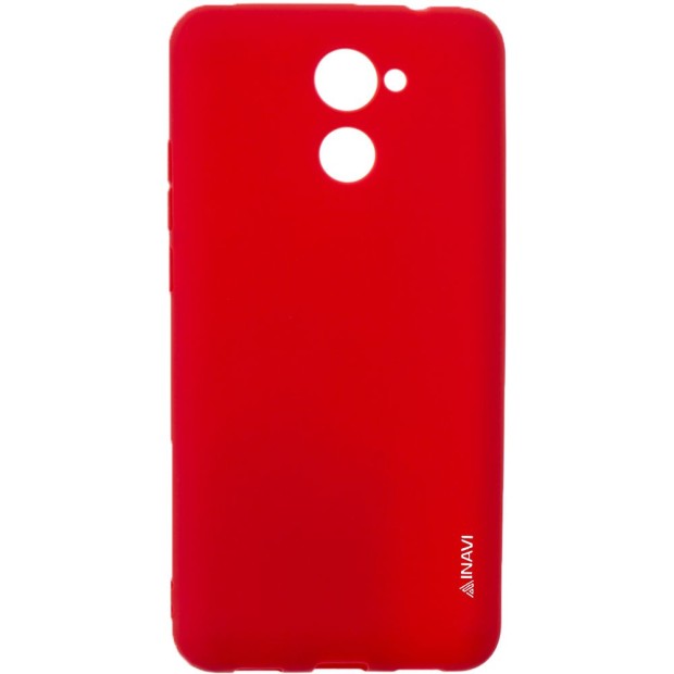 Силиконовый чехол iNavi Color Huawei Y7 2017 (Красный)
