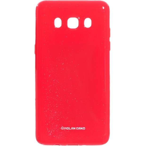 Силиконовый чехол Molan Shining Samsung Galaxy J5 (2016) J510 (Светло-красный)