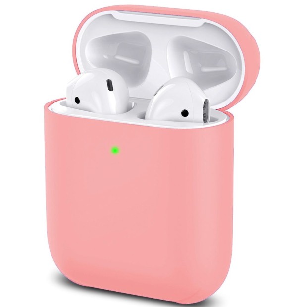 Чехол для наушников Apple AirPods 2 Slim (Pink)