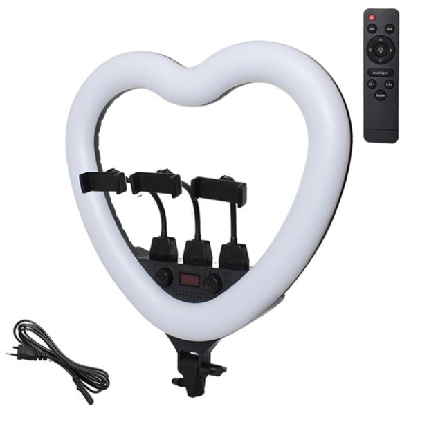 Набор для съемки LED-лампа MJ-48 RGB Heart (48 cm) (Чёрный)