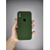 Силикон Original Square RoundCam Case Apple iPhone X / XS (Forest Green)