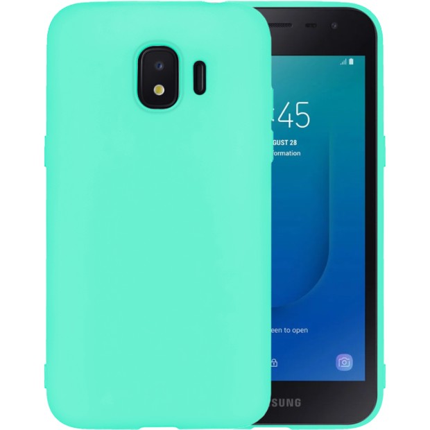 Силиконовый чехол iNavi Color Samsung Galaxy J2 (2018) J250 (Бирюзовый)