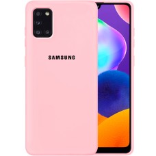 Силикон Original 360 Case Logo Samsung Galaxy A31 (2020) (Розовый)
