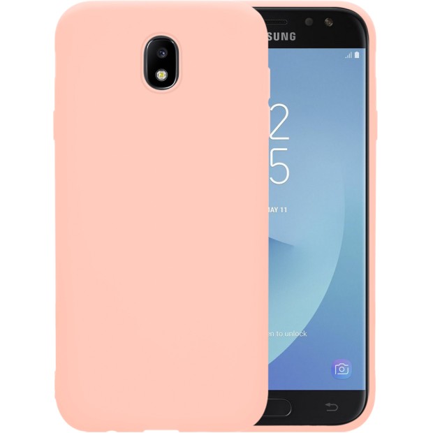 Силиконовый чехол iNavi Color Samsung Galaxy J5 (2017) J530 (розовый)