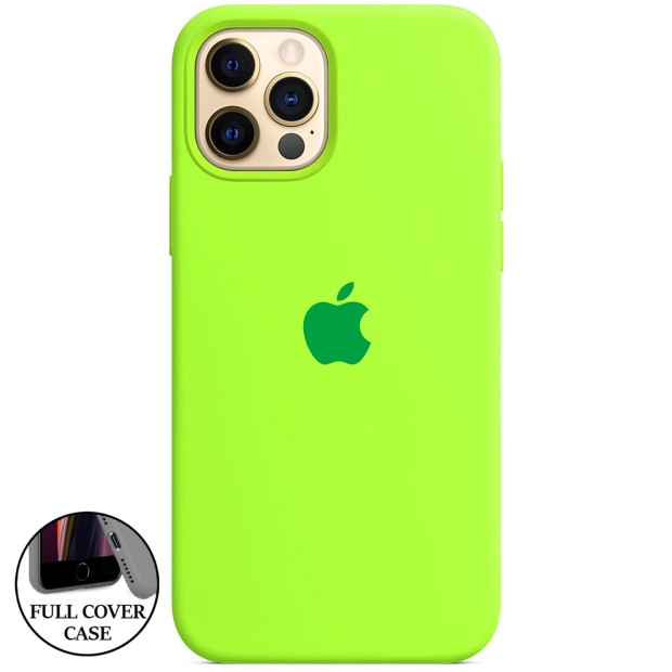 Силикон Original Round Case Apple iPhone 12 / 12 Pro (27) Grass Green