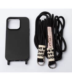 Накладка Cord Case Apple IPhone 15 Pro (Чёрный)