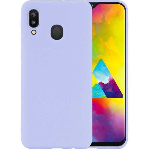 Силиконовый чехол iNavi Color Samsung Galaxy M20 (фиолетовый)