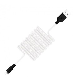 USB-кабель Hoco Silicone X21 (Type-C) (черно-белый)