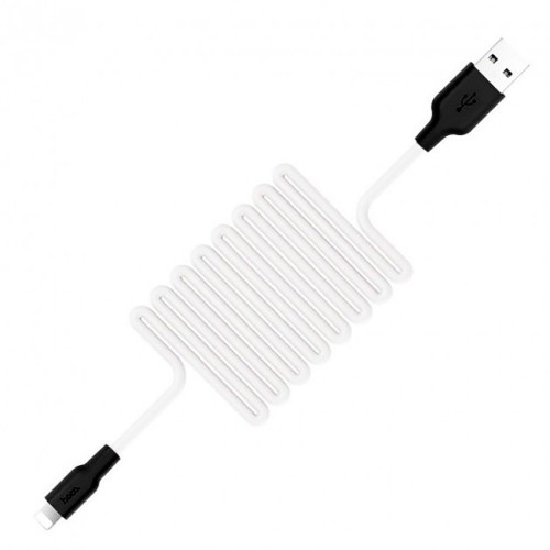USB-кабель Hoco Silicone X21 (Type-C) (черно-белый)