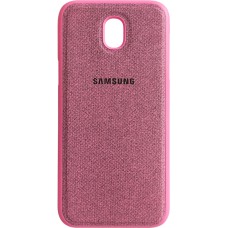 Силикон Textile Samsung Galaxy J5 (2017) J530 (Розовый)