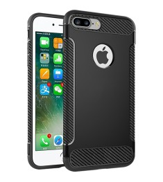 Силикон Soft Carbon Apple iPhone 7 Plus / 8 Plus (Чёрный)