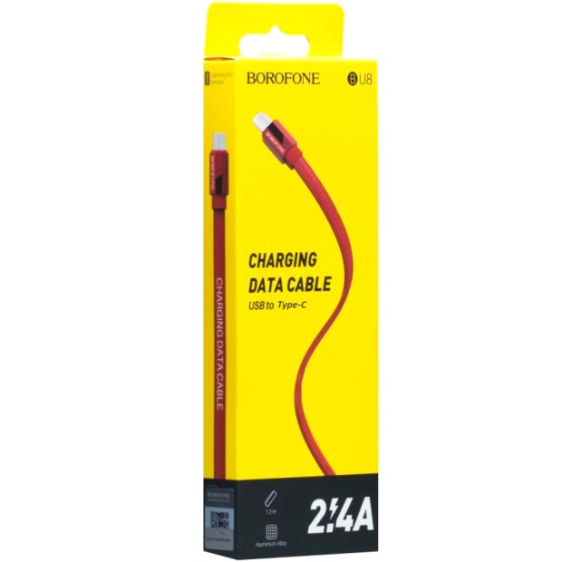 USB-кабель Borofone BU8 Glory (Type-C) (Красный)