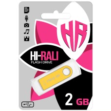 USB флеш-накопитель Hi-Rali Shuttle Series 2Gb (Золотой)
