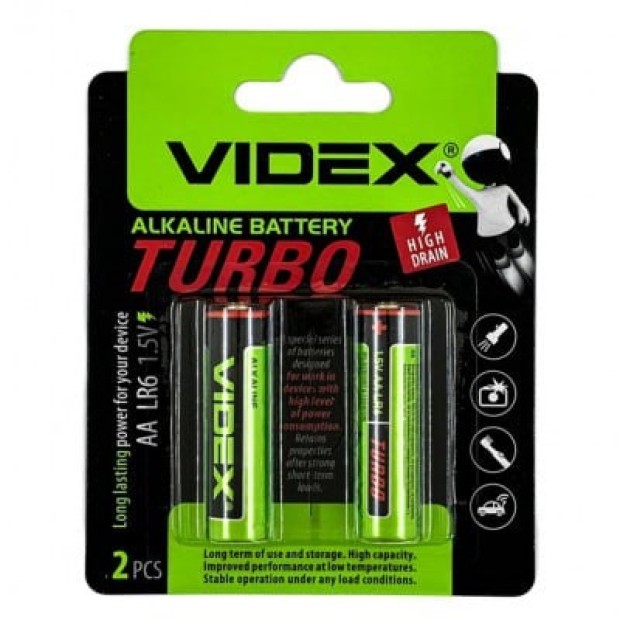 Батарейка Videx AA LR6 (2 шт)