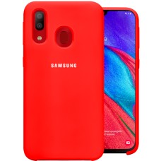 Силиконовый чехол Original Case Samsung Galaxy A40 (2019) (Красный)
