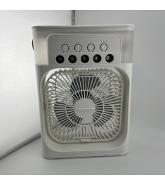 Настольный вентилятор-увлажнитель Mini Cooling Fan LED (Белый)