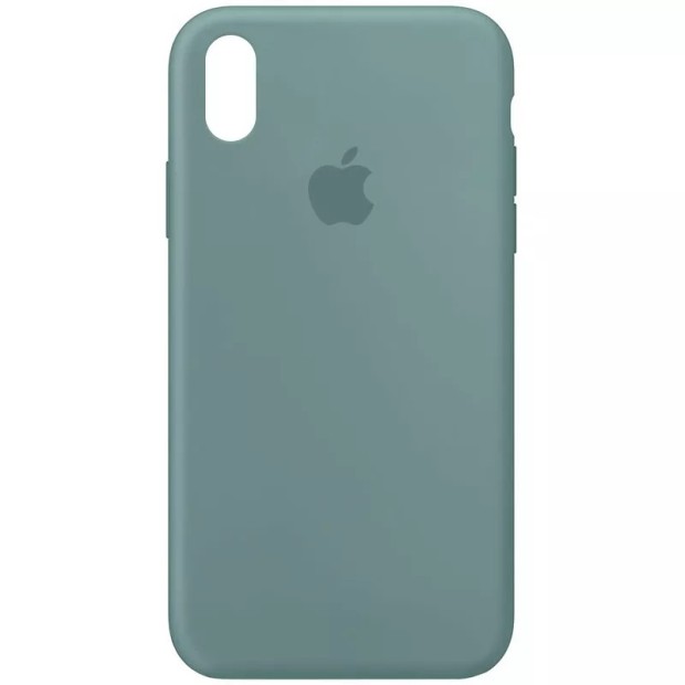 Силикон Original Round Case Apple iPhone XS Max (82) Cactus
