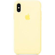 Силиконовый чехол Original Case Apple iPhone XS Max (51) Mellow Yellow
