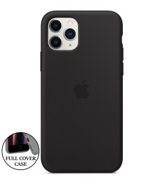 Силикон Original Round Case Apple iPhone 11 Pro Max (07) Black