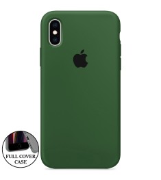 Силикон Original Round Case Apple iPhone XS Max (52) Olive