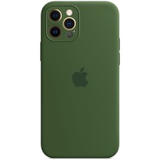 Силікон Original RoundCam Case Apple iPhone 12 Pro Max (52) Olive