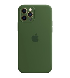 Силикон Original RoundCam Case Apple iPhone 12 Pro Max (52) Olive