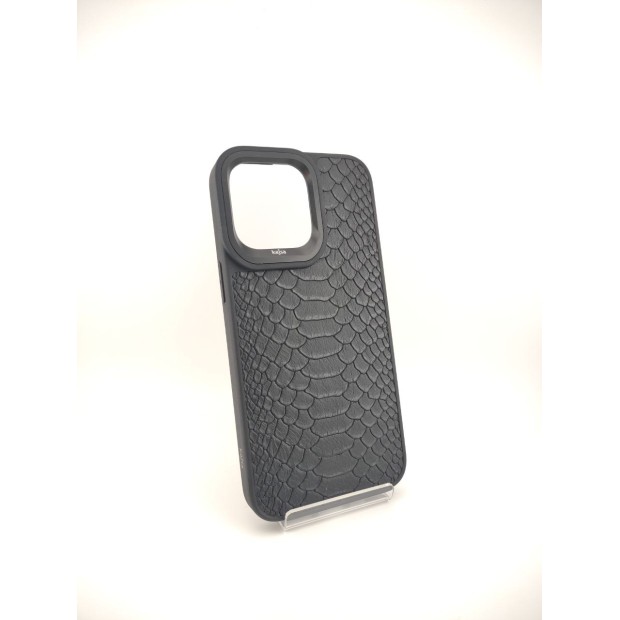 Чехол Kajsa Snake Pattern iPhone 15 Pro Max (Black)