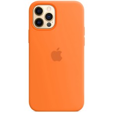 Чохол Silicone Case Apple iPhone 12/12 Pro (Apricote Orange)