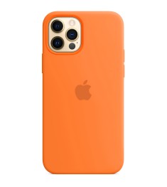 Чехол Silicone Case Apple iPhone 12 / 12 Pro (Apricote Orange)
