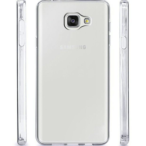 Силиконовый чехол QU Case Samsung A3 (2016) A310 (Прозрачный)