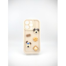 Чехол Pretty Things Case Apple iPhone 14 Pro (White/Cookie)