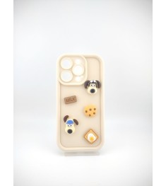 Чехол Pretty Things Case Apple iPhone 14 Pro (White/Cookie)