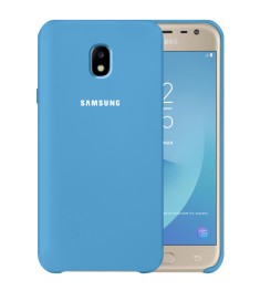 Силикон Original 360 Case Logo Samsung Galaxy J3 J330 (Светло-синий)