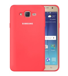 Силикон Original 360 Case Logo Samsung Galaxy J7 (2015) J700 (Коралловый)