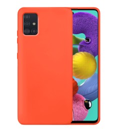 Силикон Original 360 Case Samsung Galaxy A51 (2020) (Оранжевый)