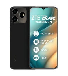 Мобильный телефон ZTE Blade V50 Design 8/128GB Dual Sim (Black)