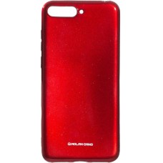 Силиконовый чехол Molan Shining Huawei Y5 Prime (2018) / Honor 7A (Красный)