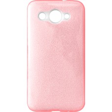 Силикон Glitter Huawei Y3 (2017) (Розовый)