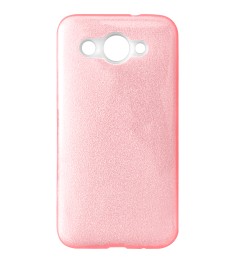 Силикон Glitter Huawei Y3 (2017) (Розовый)